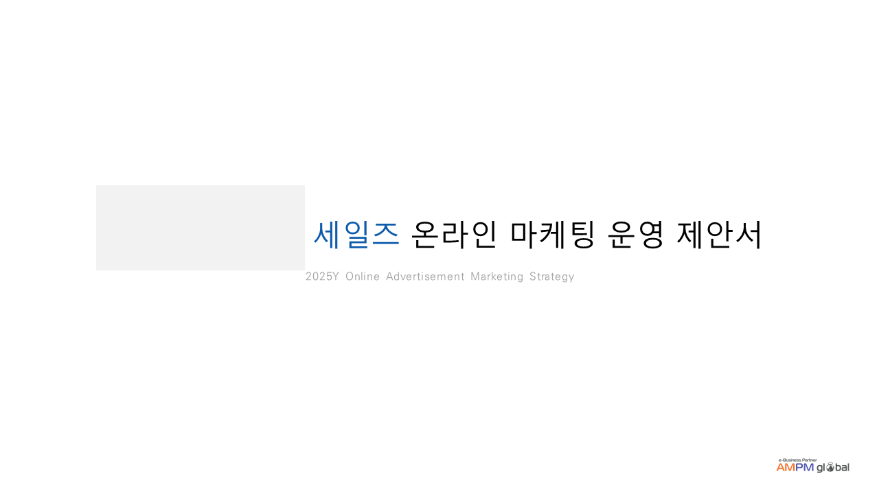 전자가전업종 제안사례